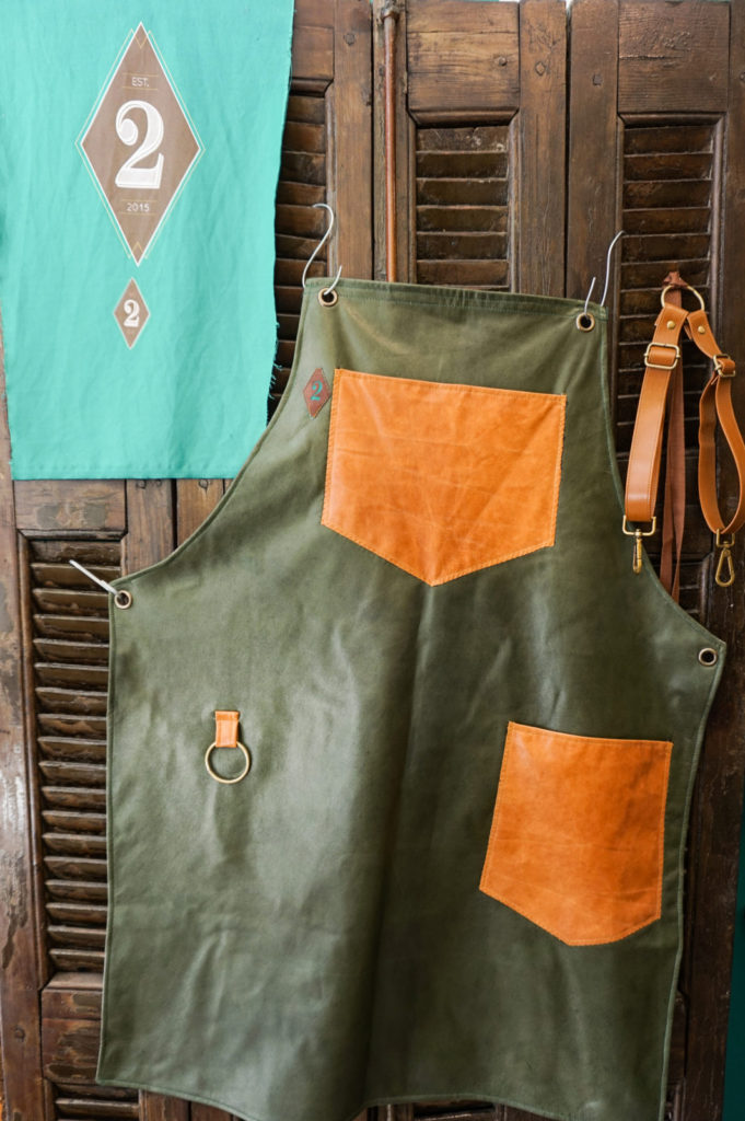 luxury leather green