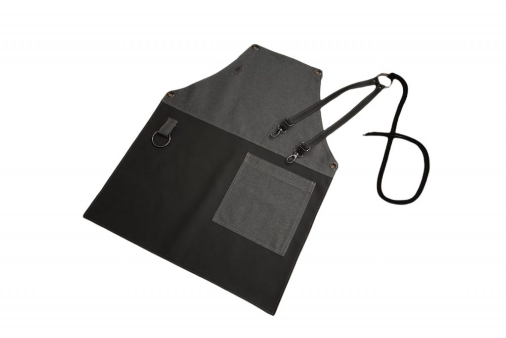 Gray & Black Apron