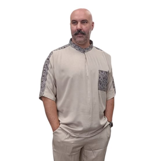 Set “Ink Sand” – Μπλούζα & παντελόνι με διακοσμητικό μοτίβο
