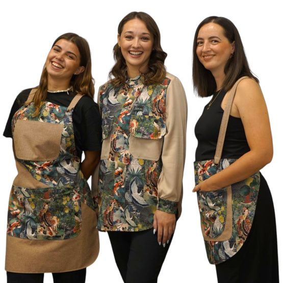 Tropical Beige Waist Apron - Image 2