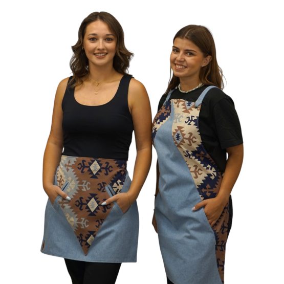 Ethnic Denim Waist Apron - Image 3