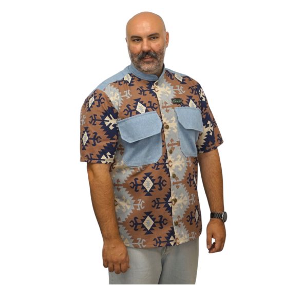 Ethnic Denim Shirt