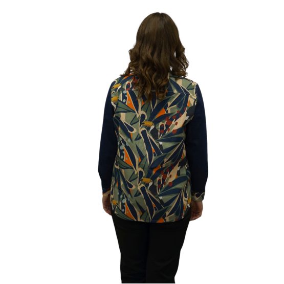 Denim Tropical Toucan Shirt - Image 3
