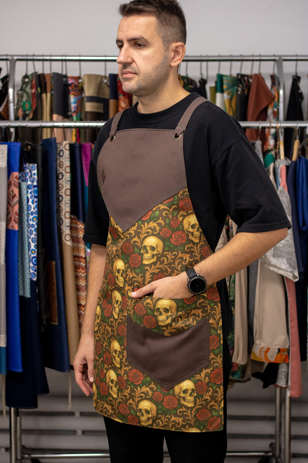 Skull & Roses Apron reloaded