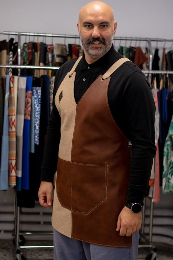Sandstone Leather Apron