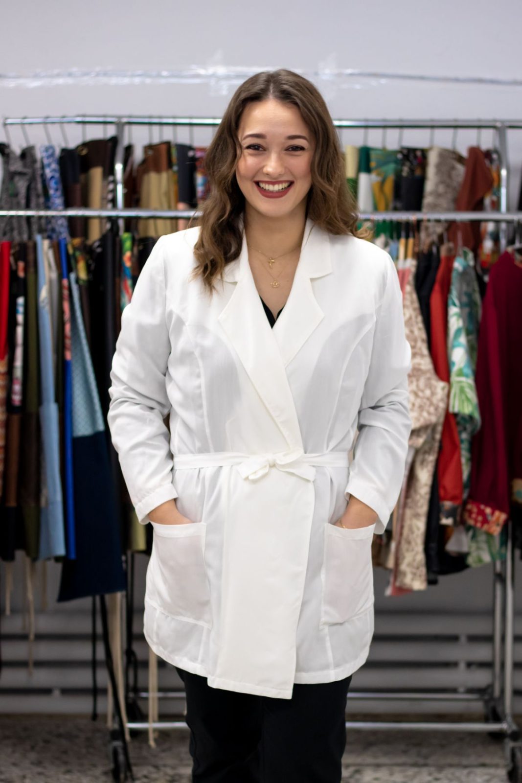 White Wrap Coat – 2HA Professionals