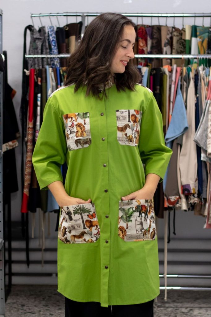 Ρόμπα “Botanical Lab Coat” – Πράσινο