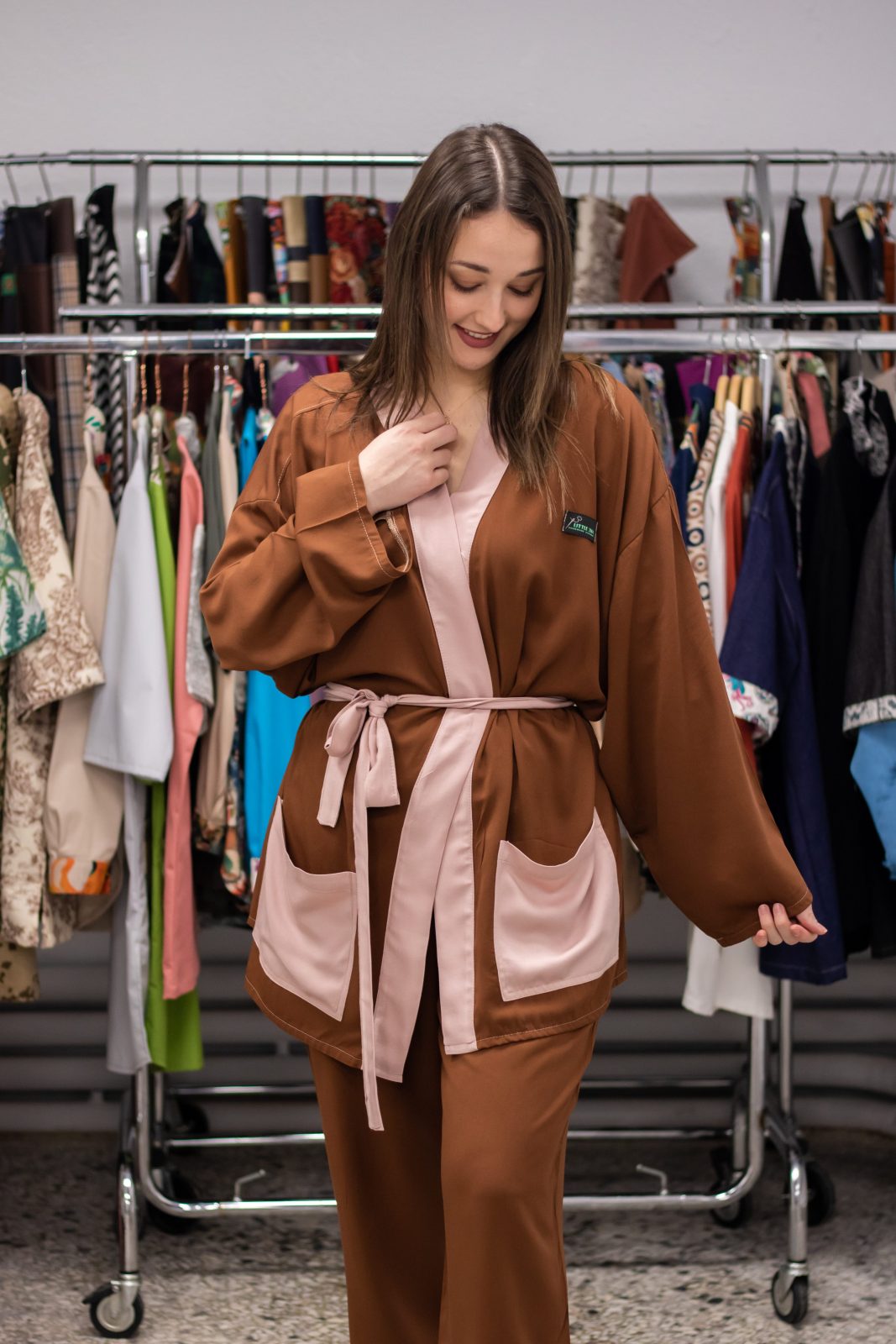 Σετ Κιμονό “Cocoa & Blush” (Concept) – Bild 2