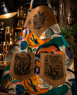 DOSE TIKI — Χειροποίητη Ποδιά Bartender & Mixologist | Summer 2026 Edition