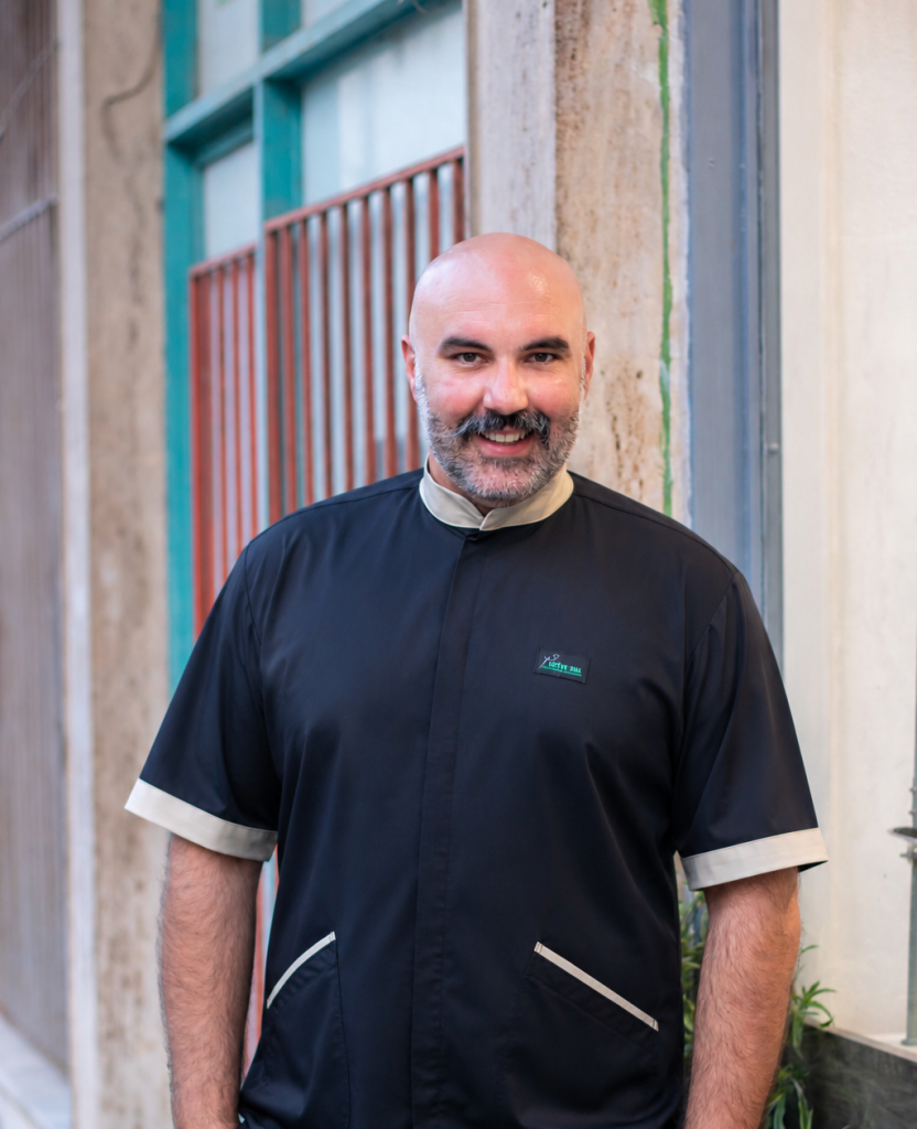 Bamboo Shirt Black & Sand