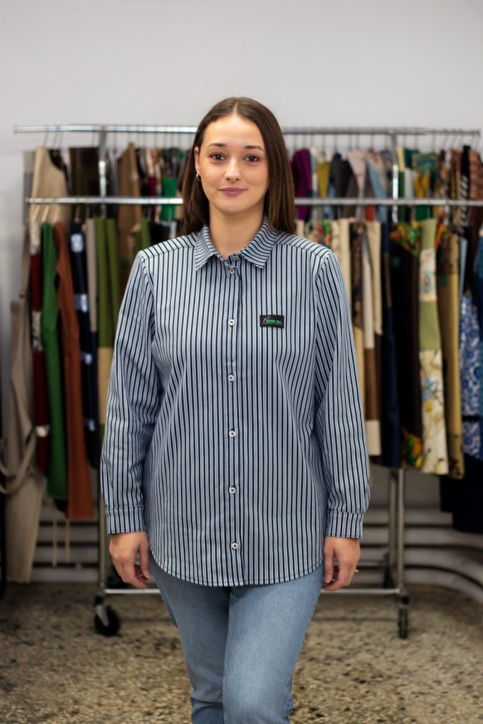 Line Classic Women Γυναικείο Επαγγελματικό Ριγέ Πουκάμισο | 2HA
