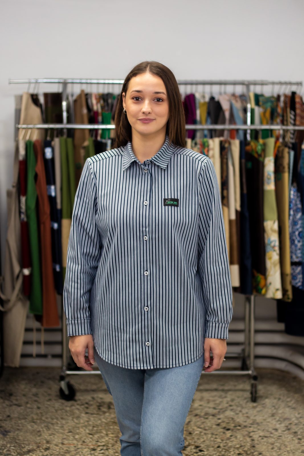 Line Classic Women Γυναικείο Επαγγελματικό Ριγέ Πουκάμισο | 2HA